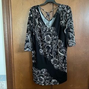 White House Black Market Pull On Dress Size Medium Like New